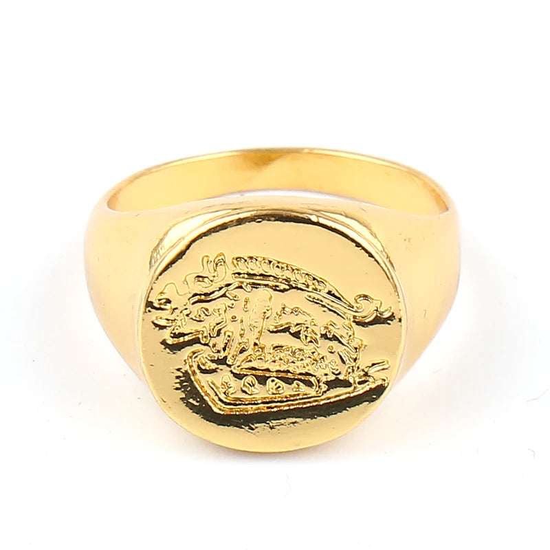 Bague goldgangster
