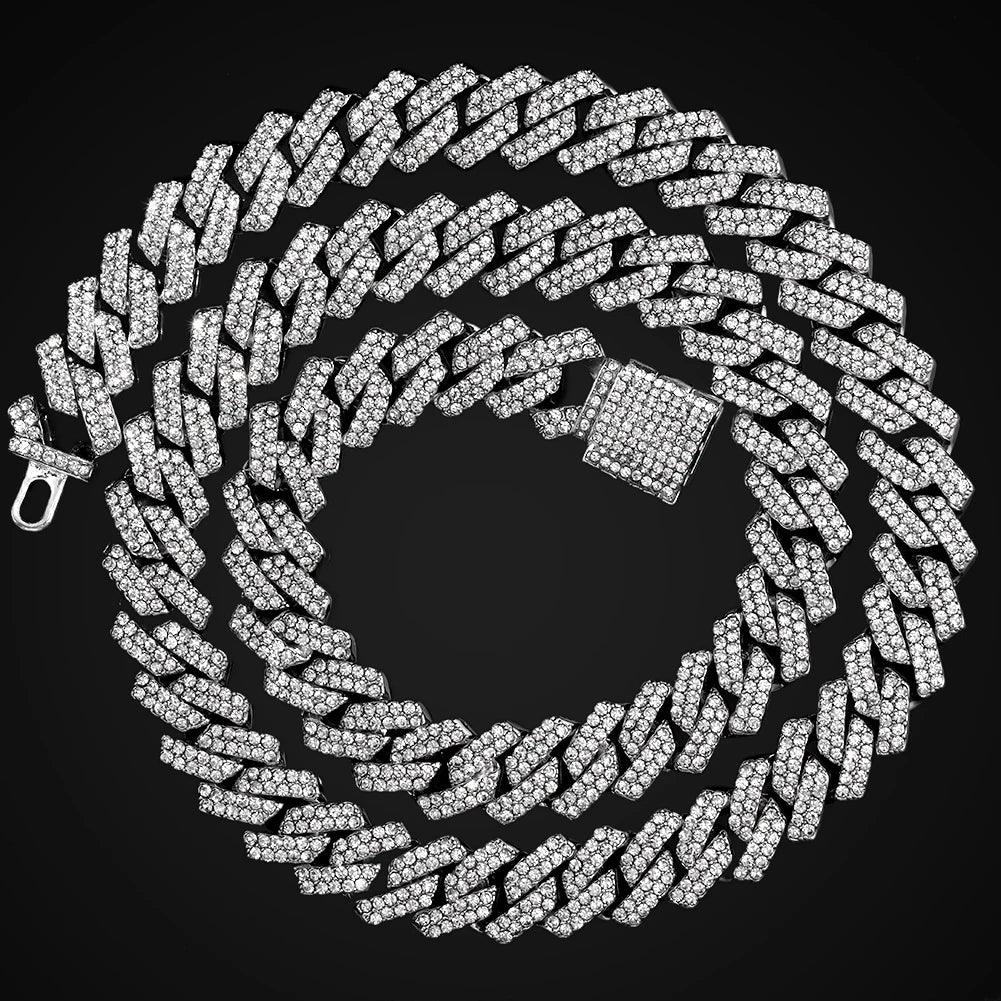Cadena Cubana de 14mm Diamond