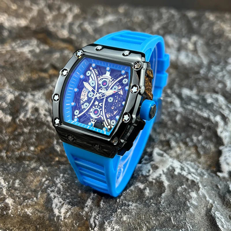 Men's Watch Light Luxury Brand Wine Barrel