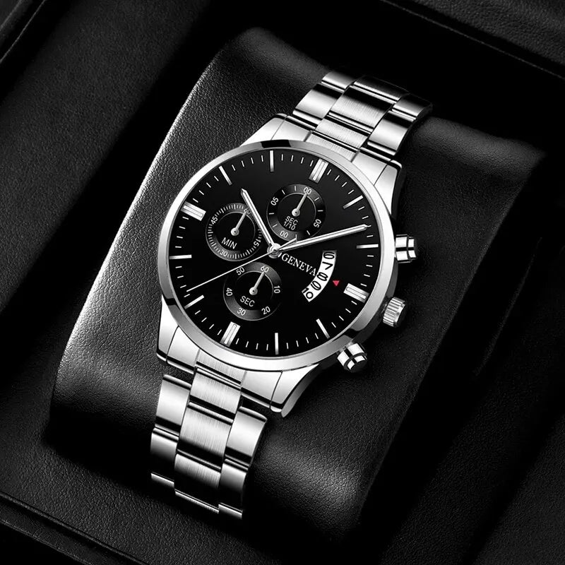 Fashion Men Watch Luxury Calendar Quartz