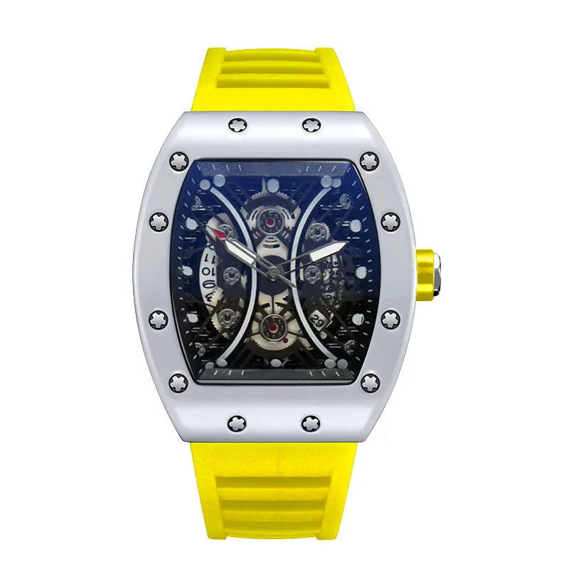 Men's Watch Light Luxury Brand Wine Barrel