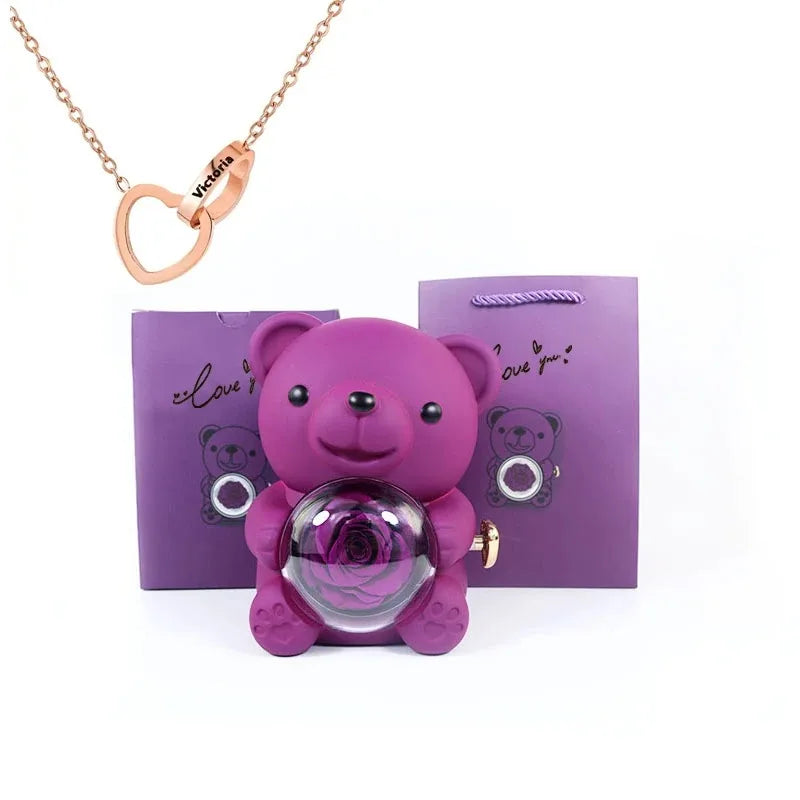 Rose Teddy Bear