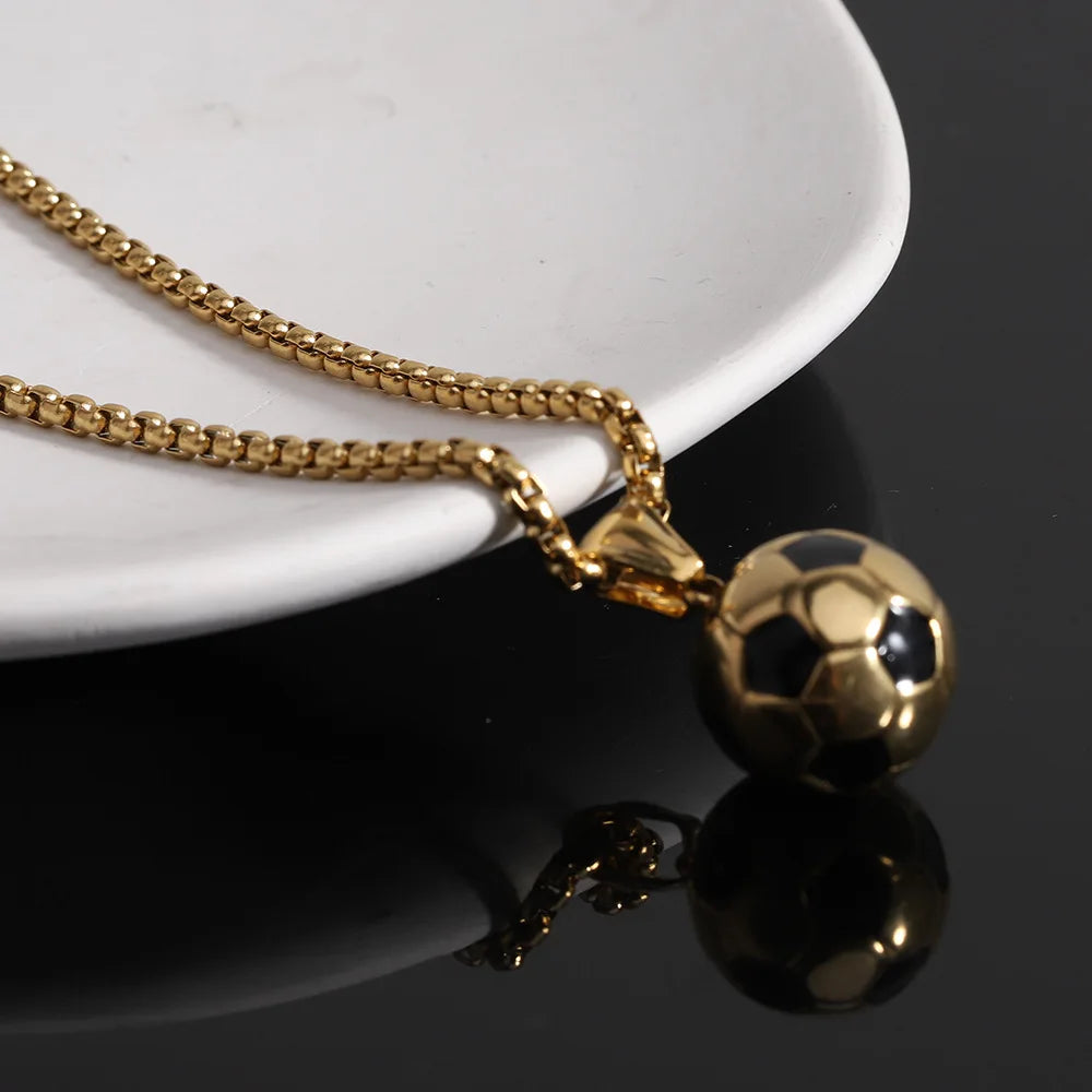 Golden ball pendant