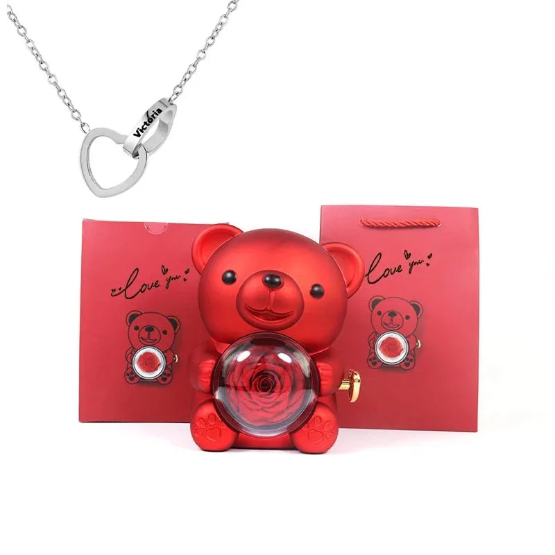 Rose Teddy Bear