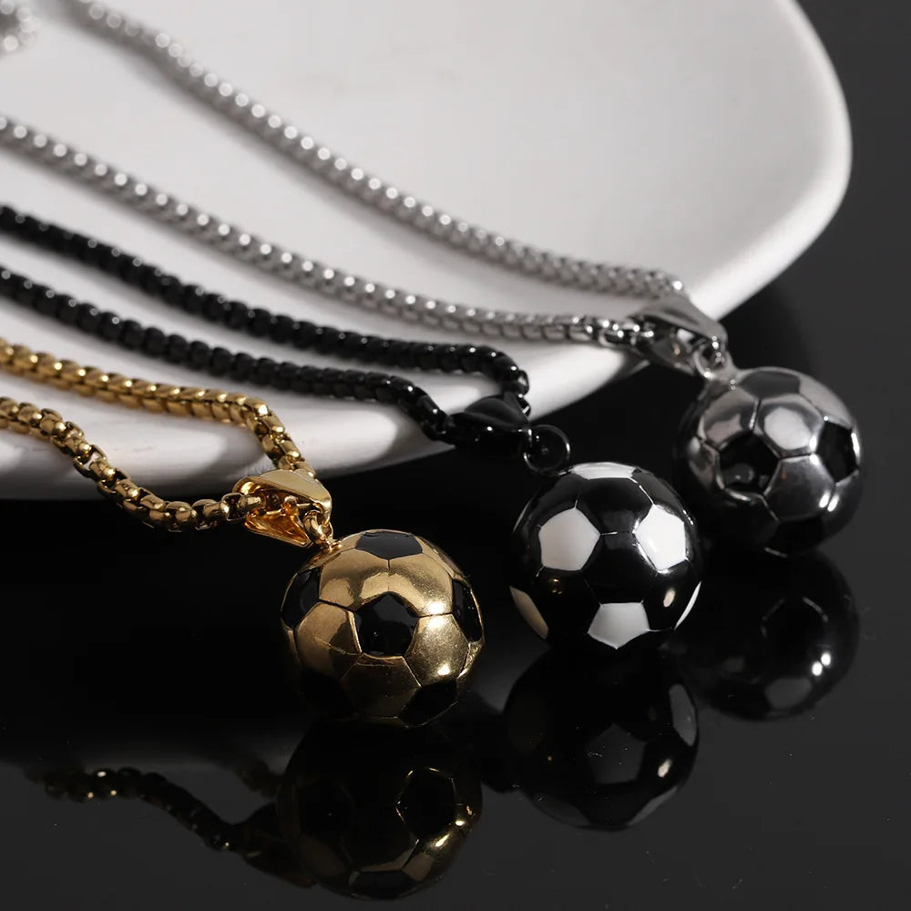 Golden ball pendant