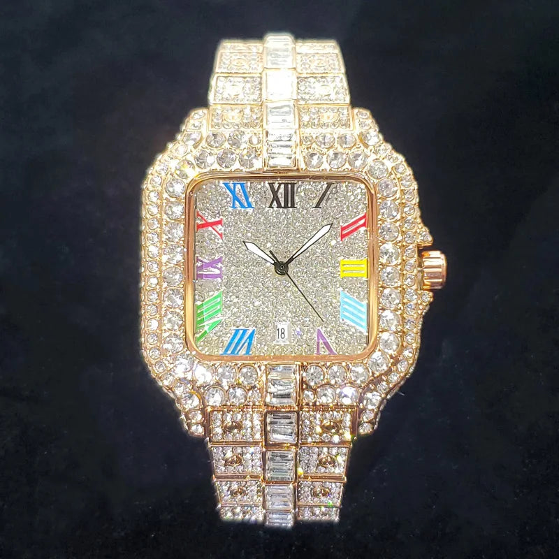 Montre Diamond 24k