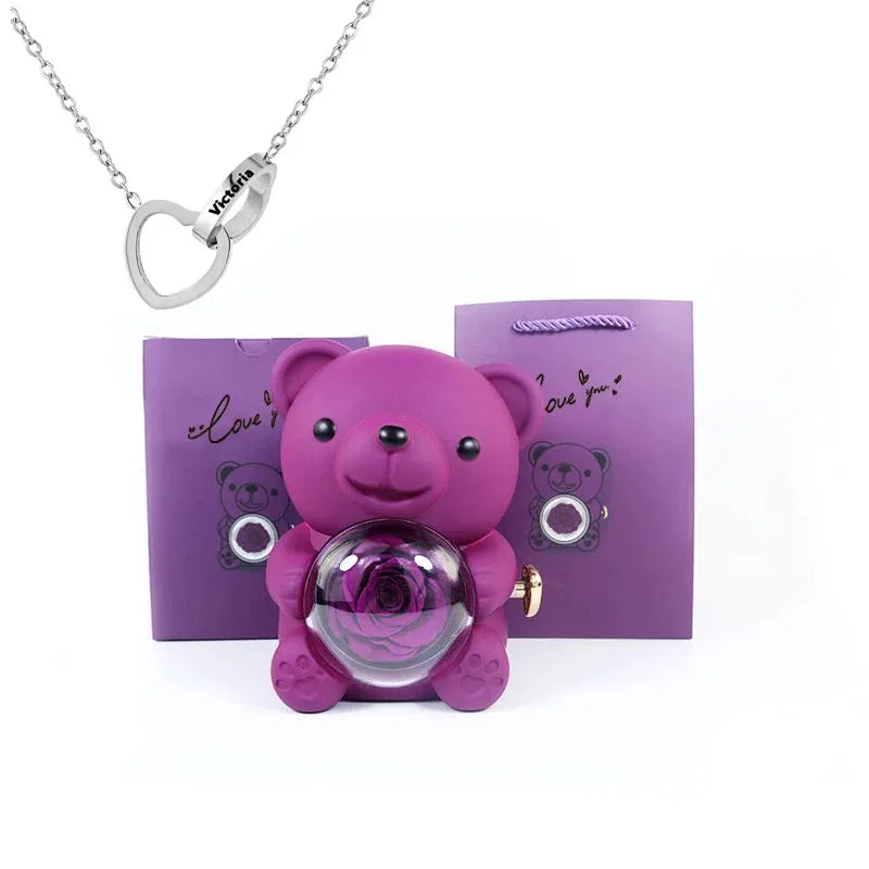 Rose Teddy Bear
