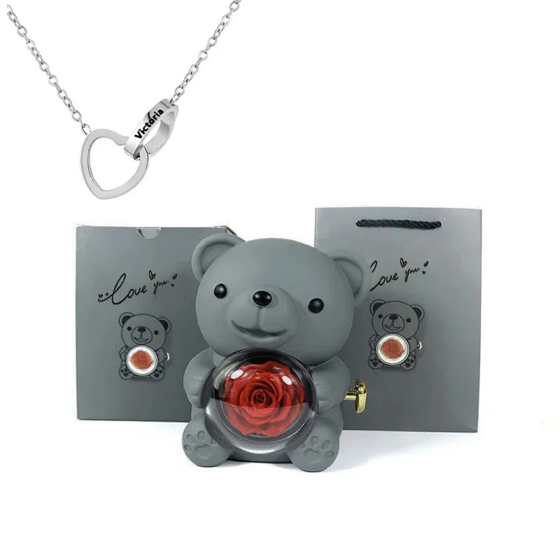 Rose Teddy Bear