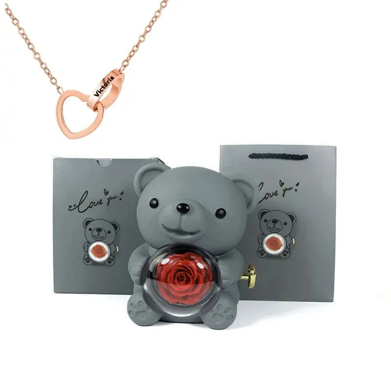 Rose Teddy Bear