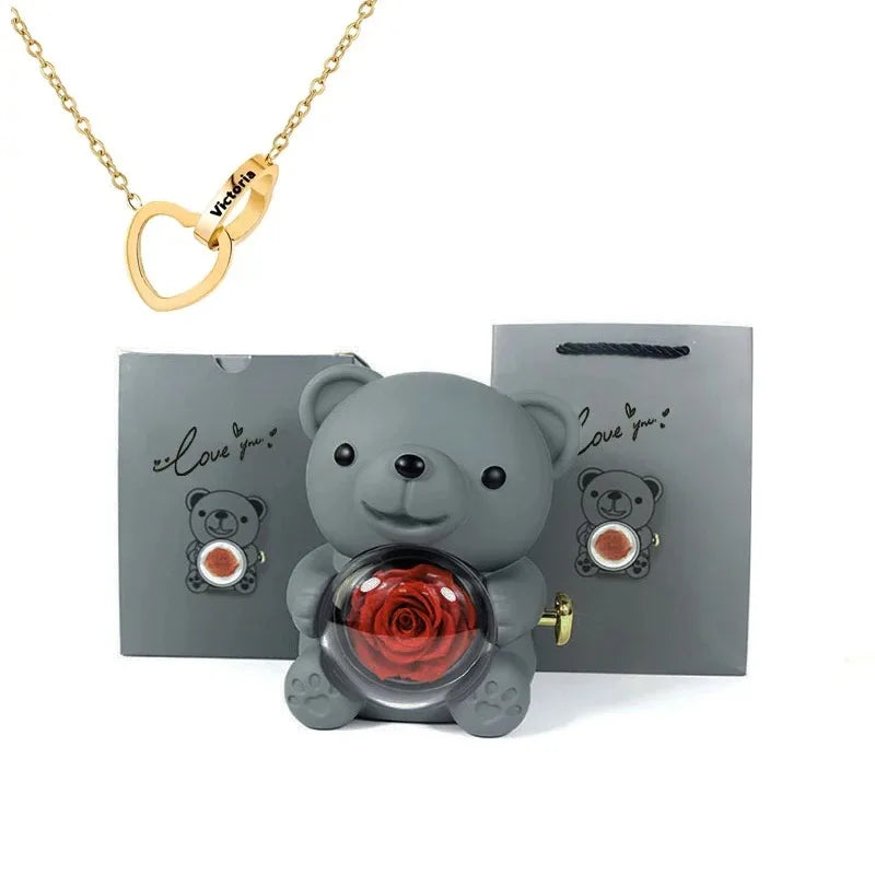 Rose Teddy Bear