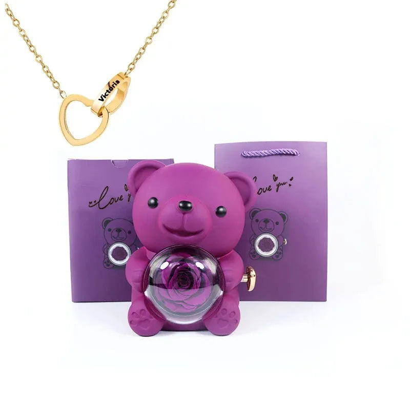 Rose Teddy Bear