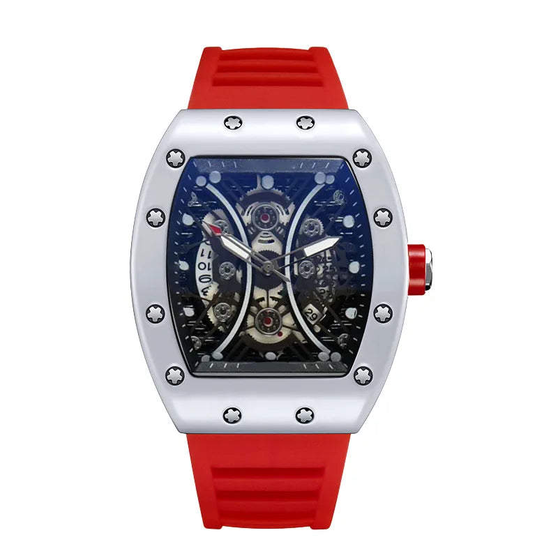 Men's Watch Light Luxury Brand Wine Barrel