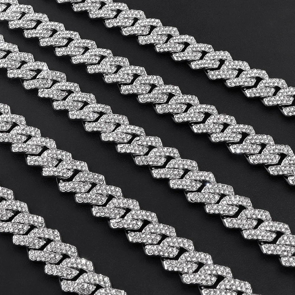 Cadena Cubana de 14mm Diamond
