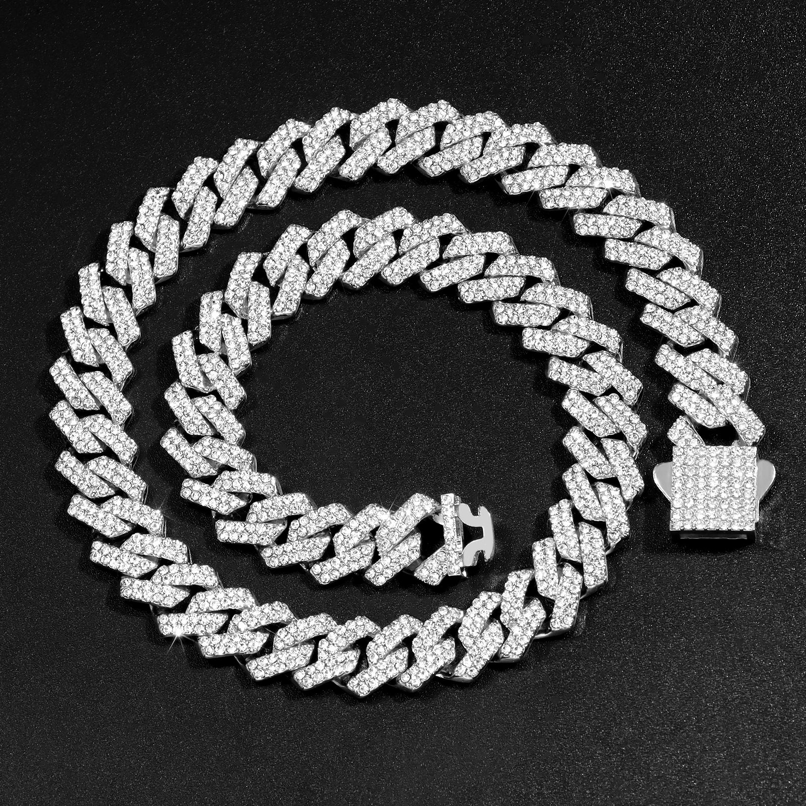 Cadena Cubana de 14mm Diamond